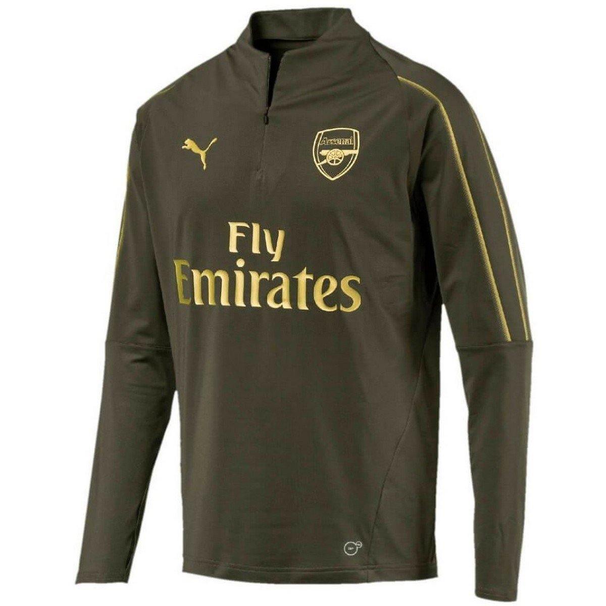 Arsenal FC green training technical soccer tracksuit 2018/19 - Puma